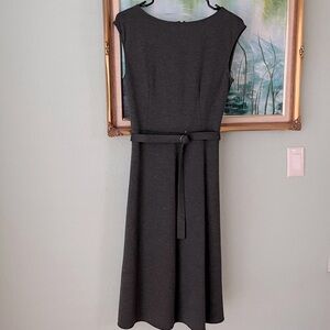 Uniqlo Ponte Belted Boat Neck Dress